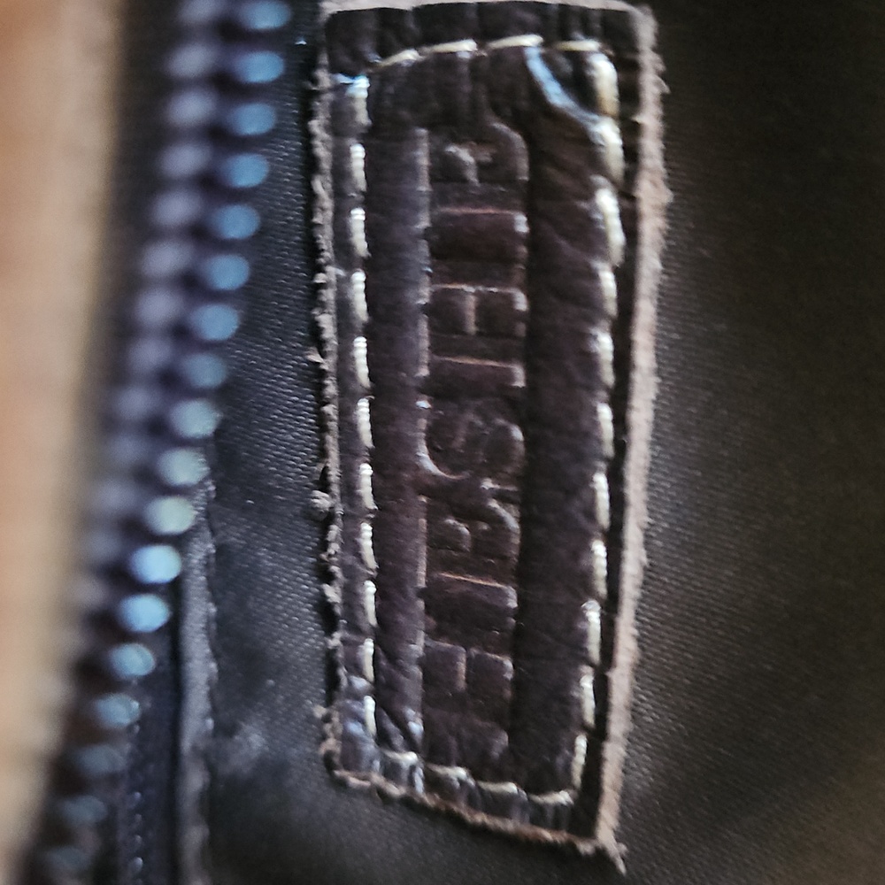 HESHE Leather Top Handle Satchel Crossbody Tote Bag - Picture 7 of 8